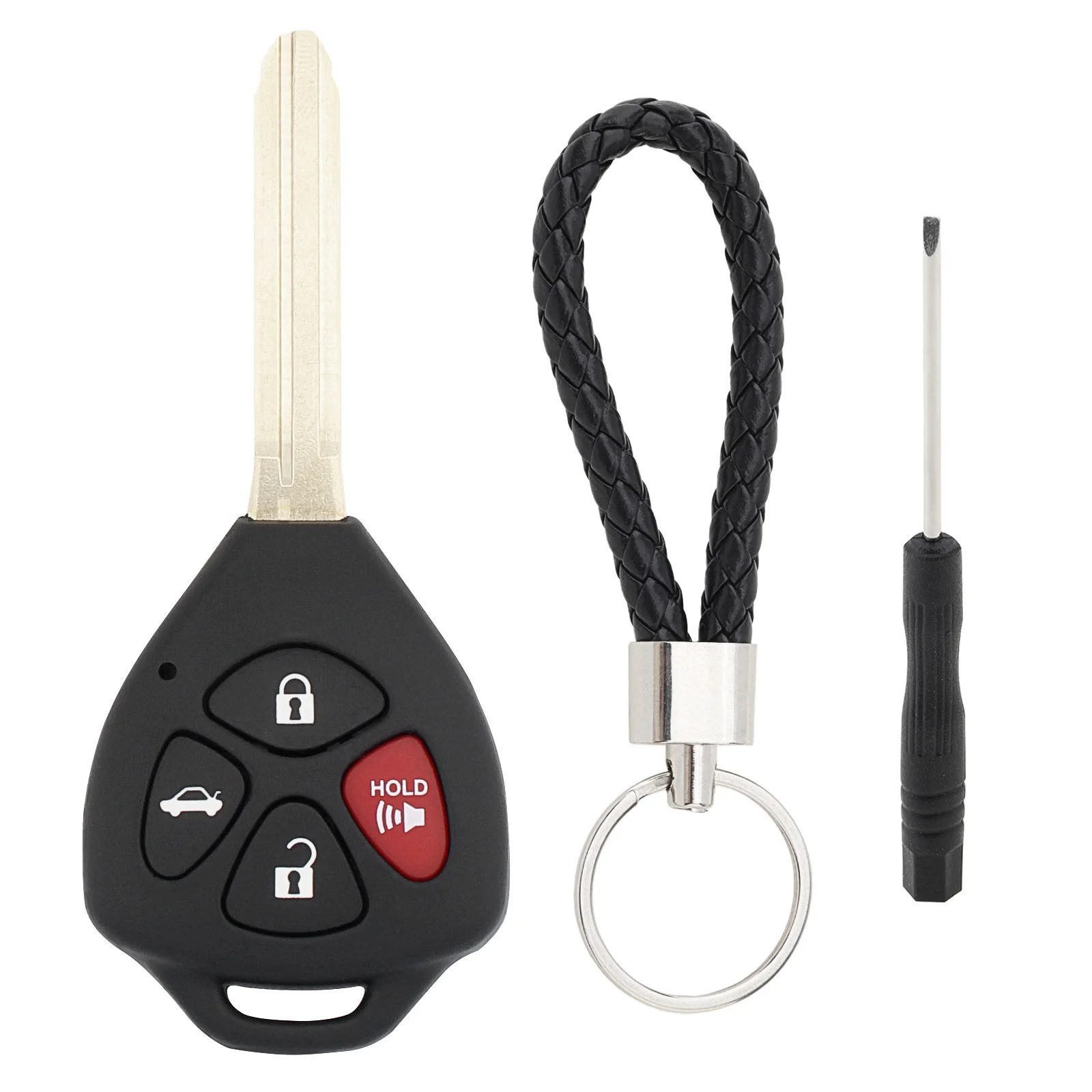 

4 Buttons Car Remote Key Fob Shell Case Fit for Toyota Camry Corolla Venza Avalon Keyless Entry Remote Control Key Shell Cover