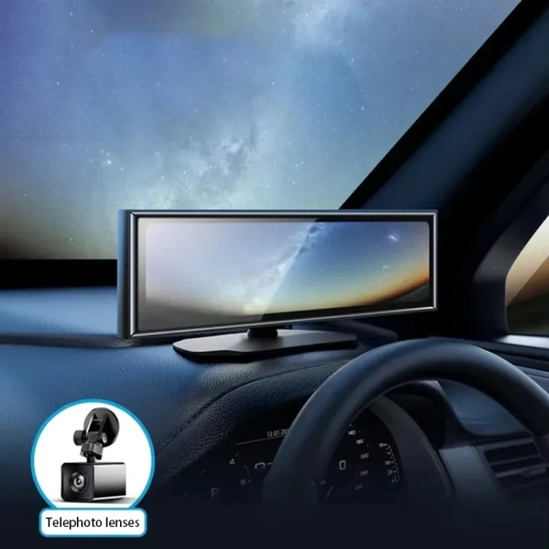 

Super Night for Viison 11.26inch Hd 1080p Full Screen Recorder Media Rearview Mirrors Streaming in Car