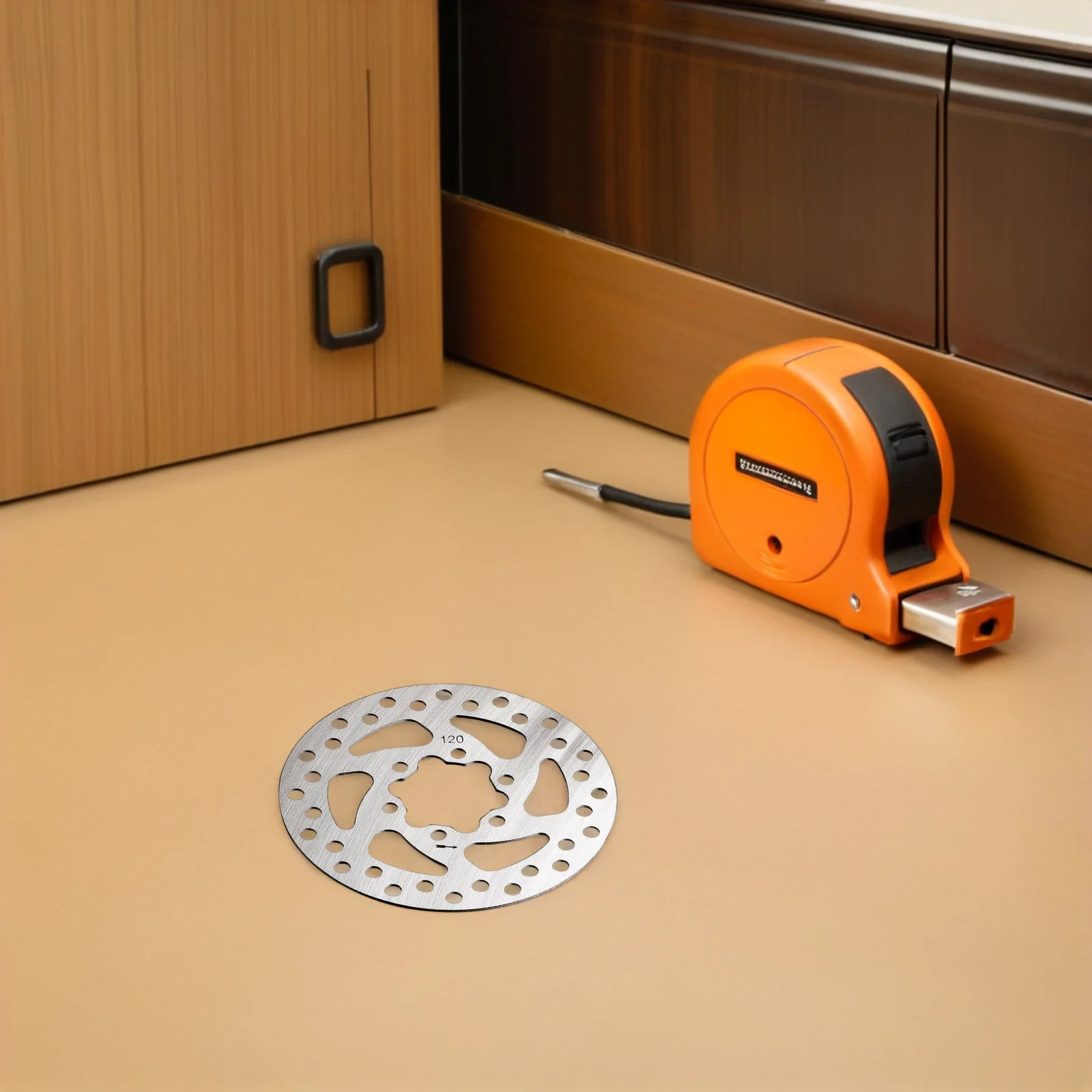 

120Mm Brake Disc Replacement Part Corrosion Resistant Bike Disc Brake Rotor for Electric Scooter with 6 Bolt Fixing Structure