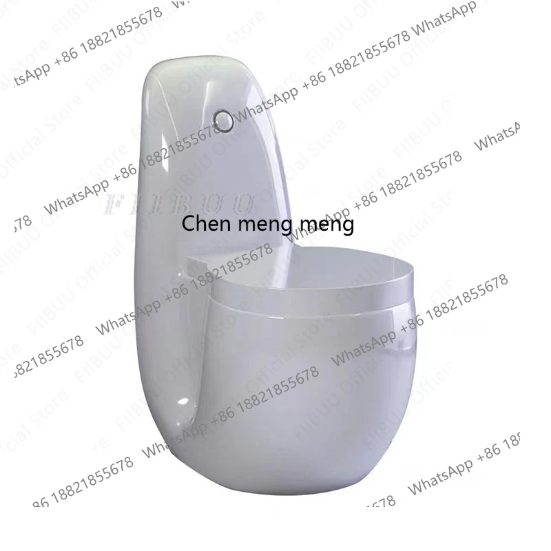 

One Piece Toilet New Household Toilet For Small Size Housing Creative No Water Pressure Limit For Bathrooms Soft Closing Seat F1