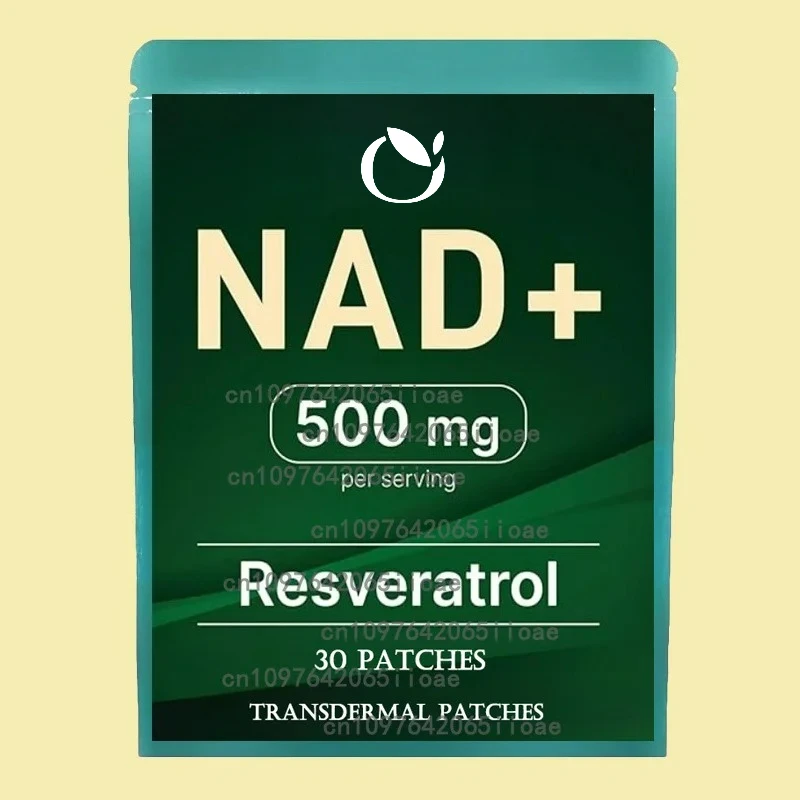 

30 PatchesNad with Resveratrol Transdermal Patches Anti-Aging, Energy, & Brain Support