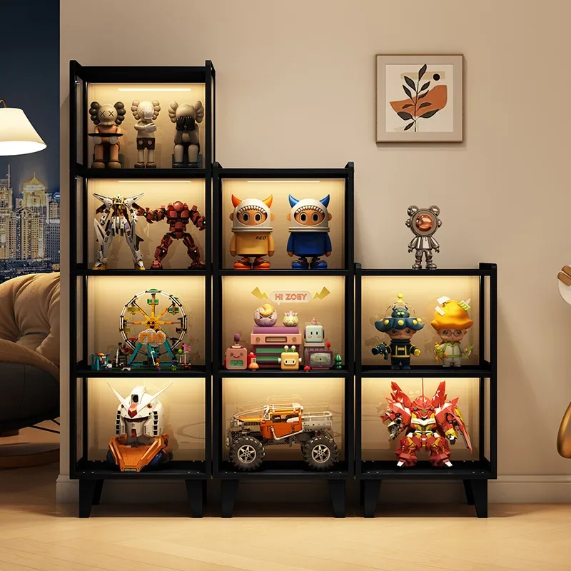 Stable Figure display cabinet Bookcase Acrylic transparent dustproof Lego blind box storage cabinet