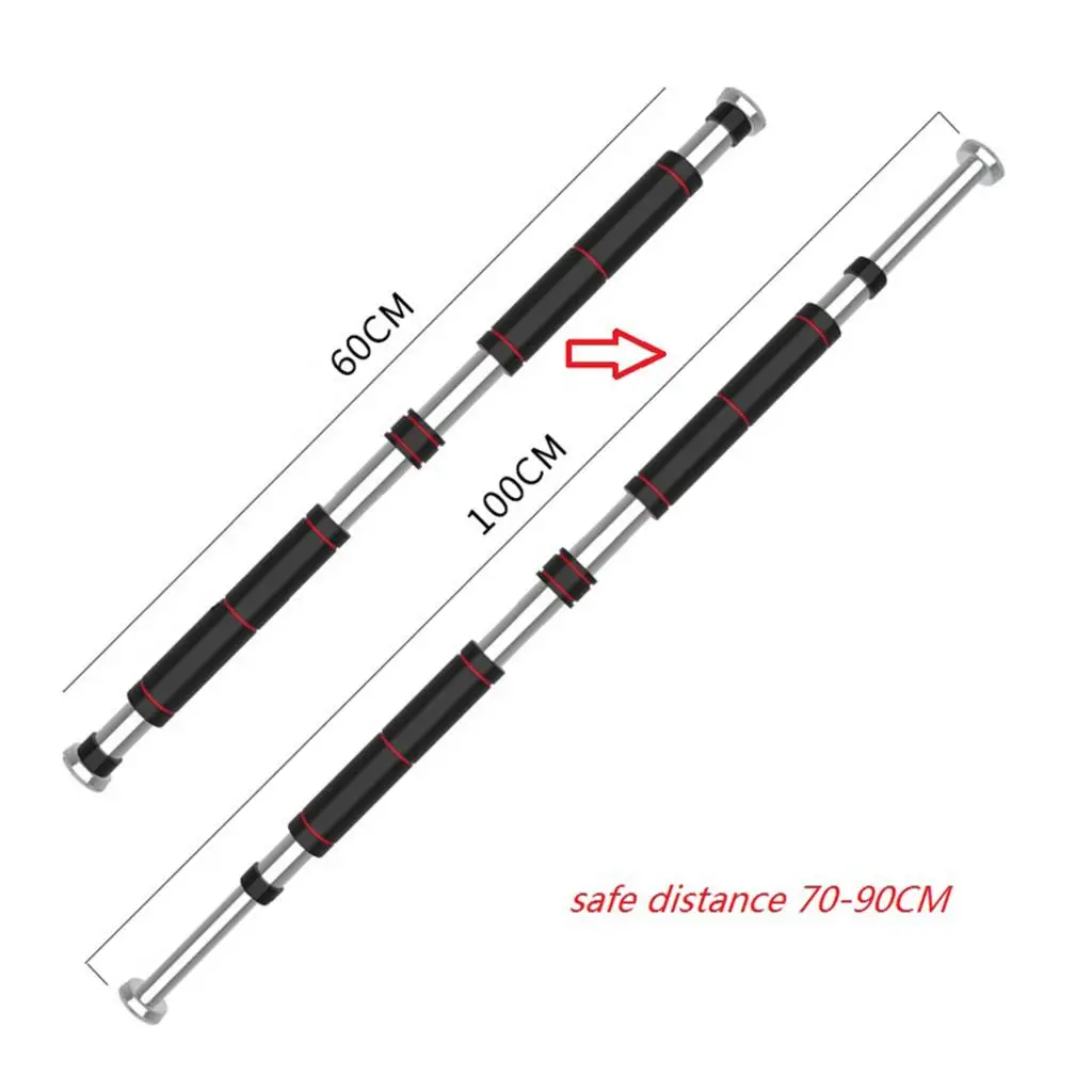 24-40\'\' Door Frame Pull Up Bar Folding Doorway Chin Up Bar -