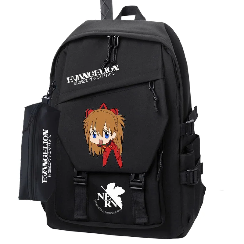 Neon Genesis Evangelion EVA No. 1 Children\'s Cartoon Cute School Bag Creative Personality Large Capacity Casual Fashion Backpack