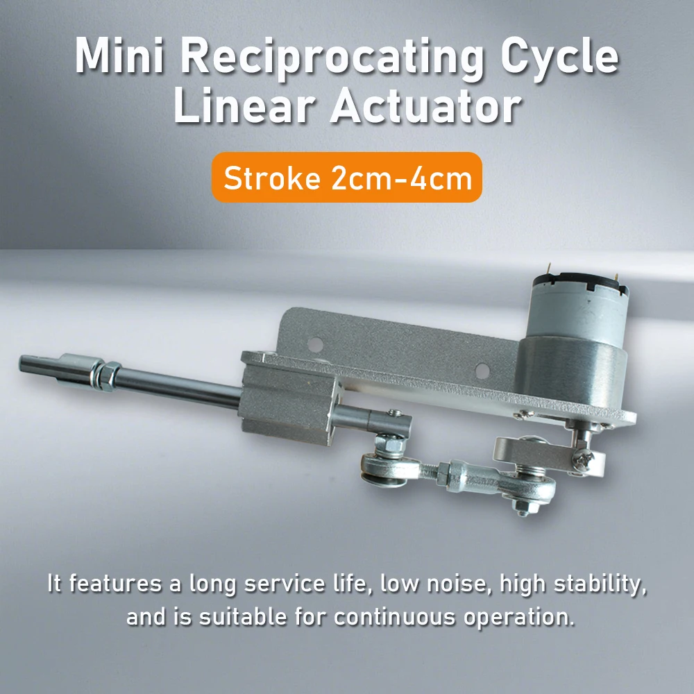 Linear Reciprocating Motor High Speed 2-4cm Stroke Automatic Reciprocating Linear Actuator with Stepless Speed Controller