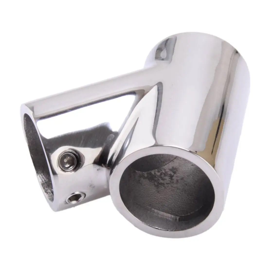 Hardware Boat Ship Yacht Motorboat Hand Rail 60 Degree Tee Fittings For 25mm 1