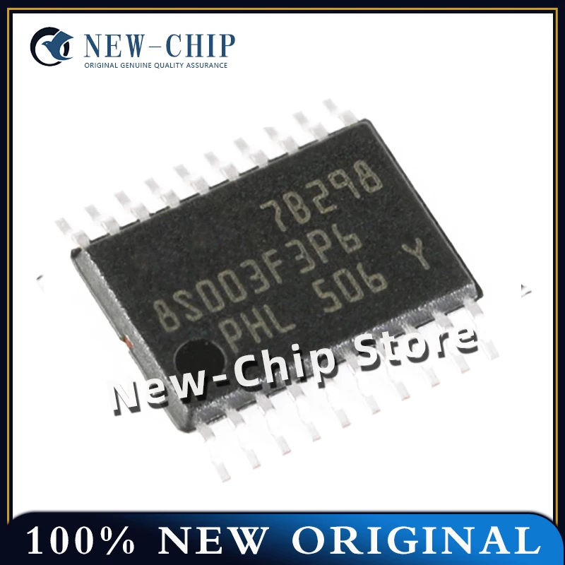 5PCS-100PCS/LOT   STM8S003F3P6TR st8s003  8s003f3p6  TSSOP20  16MHz/8KB flash / 8-bit microcontroller MCU New Original STM8