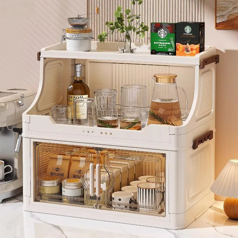 Multifunctional Cup Holder Countertop Organizer, Coffee Mug Storage Rack for Kitchen, Tea Cup Display Stand for Sideboard