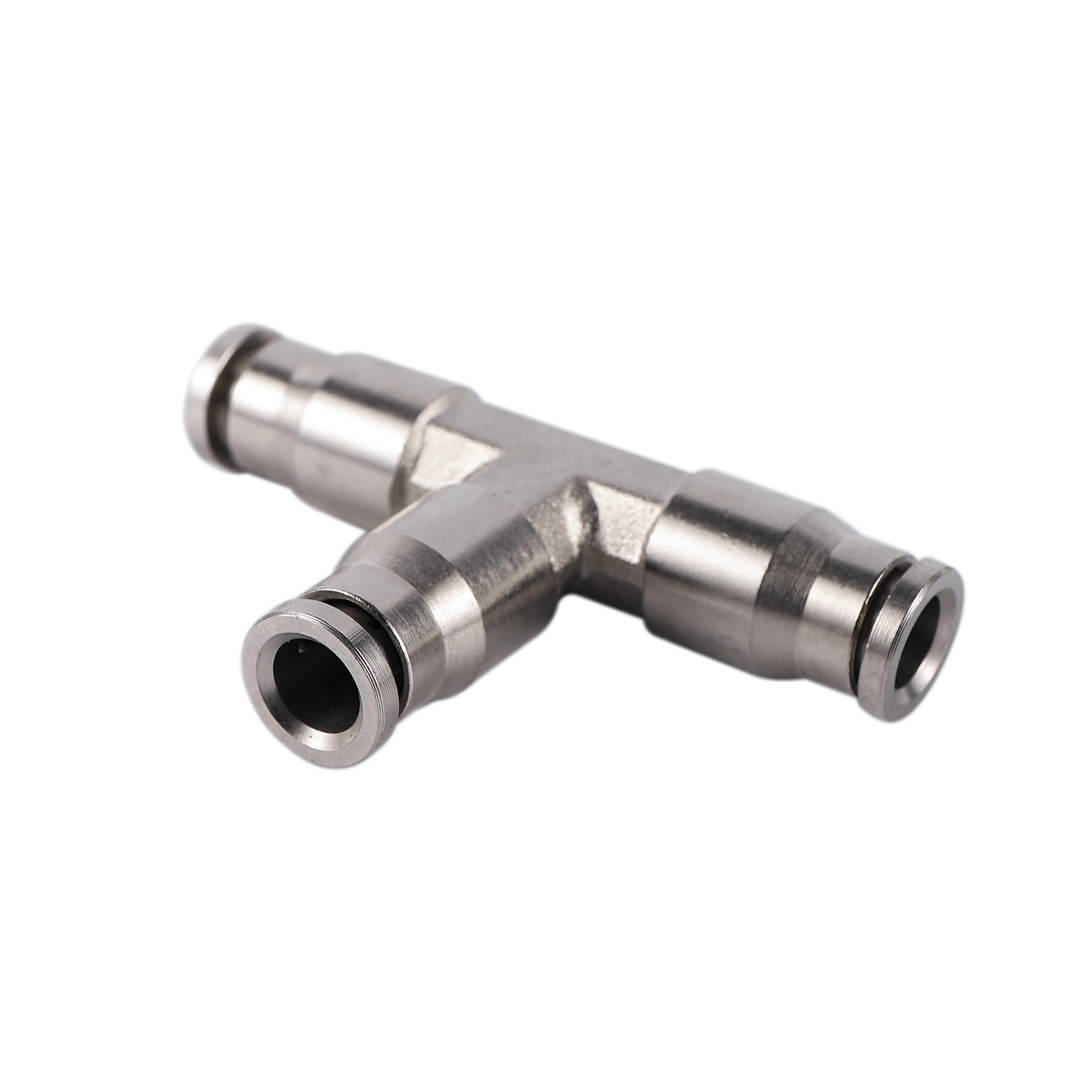 1/4” Pipe Slip Lock Connector Nickel Plated Copper Quick Coupling High Pressure Misting Irrigation OD 6.35mm Tube Nozzle Fitting