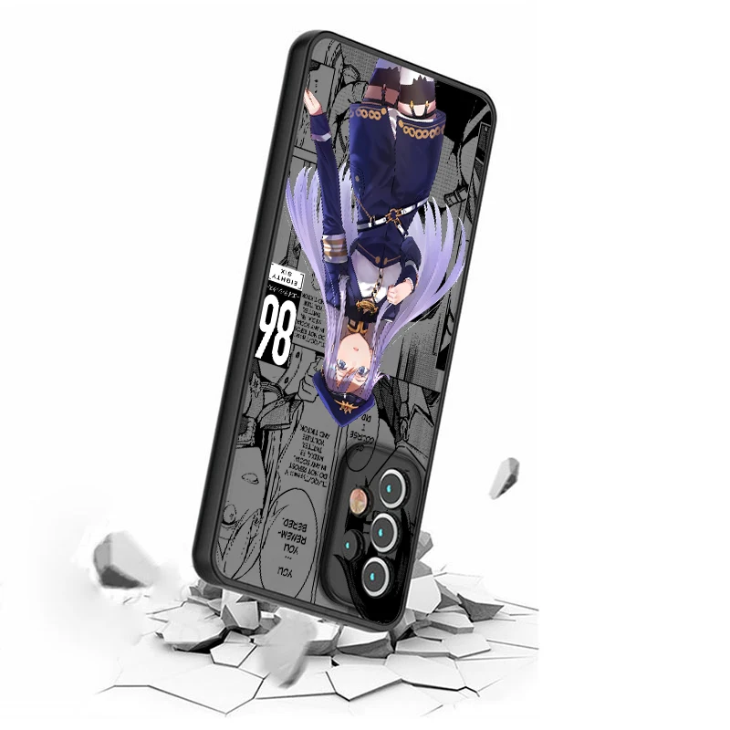 Anime 86 Eighty Six Lena Samsung A72 A54 A53 A52S A34 A32 A33 A24 A23 A22S A02 Lite Frosted Translucent Phone Case