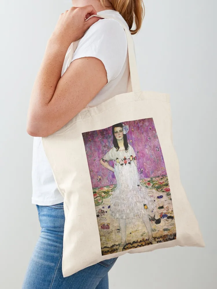 

Gustav Klimt Portrait of Mada Primavesi Art Nouveau Symbolism Tote Bag Customizable tote the cute