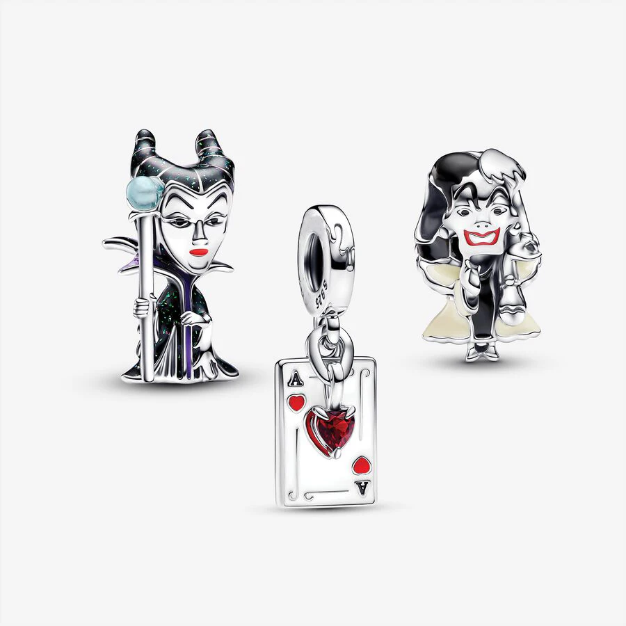 MINIOSDisney Villians Fall 2024 Full Collection Women's Charm Necklace Pendant DIY Jewelry