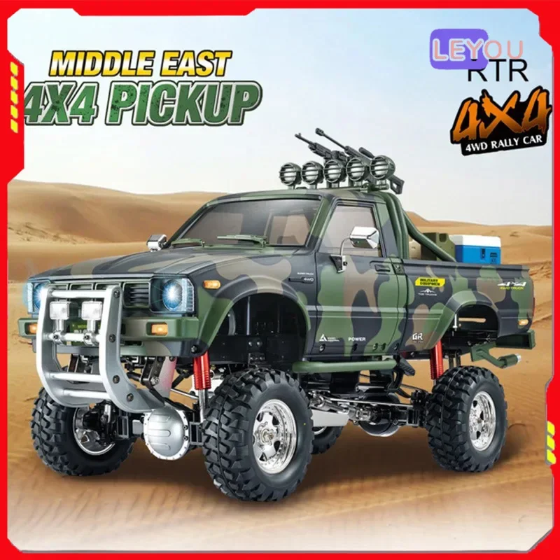 

1/10 Hengguan Middle East Pickup Climbing Car Rc Remote Control Car Electric 4wd Remote Control Model Car Hg-p417 Toy