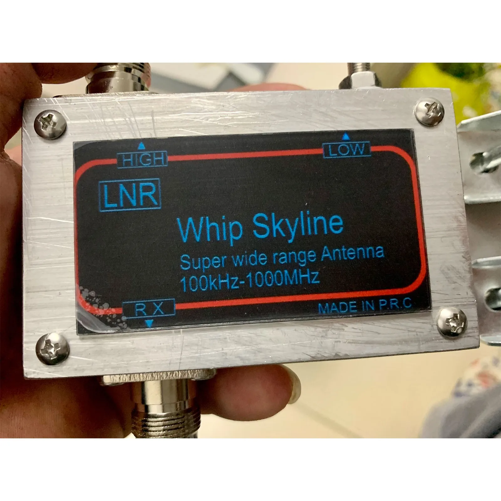 HAMGEEK LNR Whip 스카이라인 수신기 안테나 100KHz-1GHz LW MW SW FM 광대역 GP 안테나용