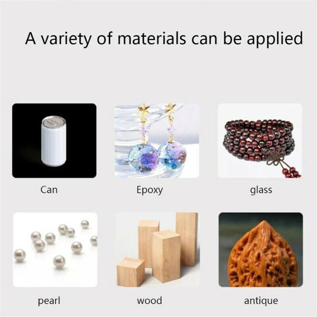 Portable USB  Drill Easy To Operate Small Size For Convenient Carrying 3.Easy To Operate Mini silver