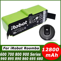 Original For iRobot Roomba 14.4V 6500mAh Battery Roomba 500 600 700 800 Series Vacuum Cleaner iRobot roomba 620 770 780 580 Part