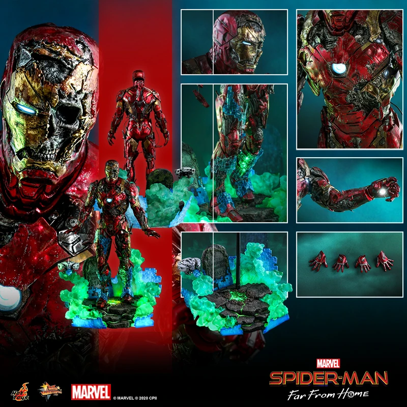 

Hot Toys Official Spider Man Mysterio Iron Man Illusion 1 6 Scale Collectible Action Figure Model Toy Gift Halloween Gift