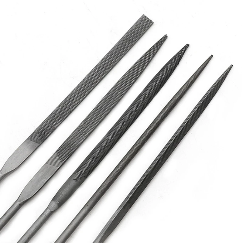 12Pcs Mini Metal Rasp Needle Files Set for Plastic Model Jewelry High Toughness