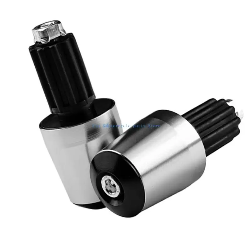 Y9UC أغطية نهاية شريط الدراجة النارية تصميم ممتاز مقاوم للصدأ مع مجموعة تركيب سهلة لسلامة الدراجين ملحقات مقاومة للغبار قطعتان #3