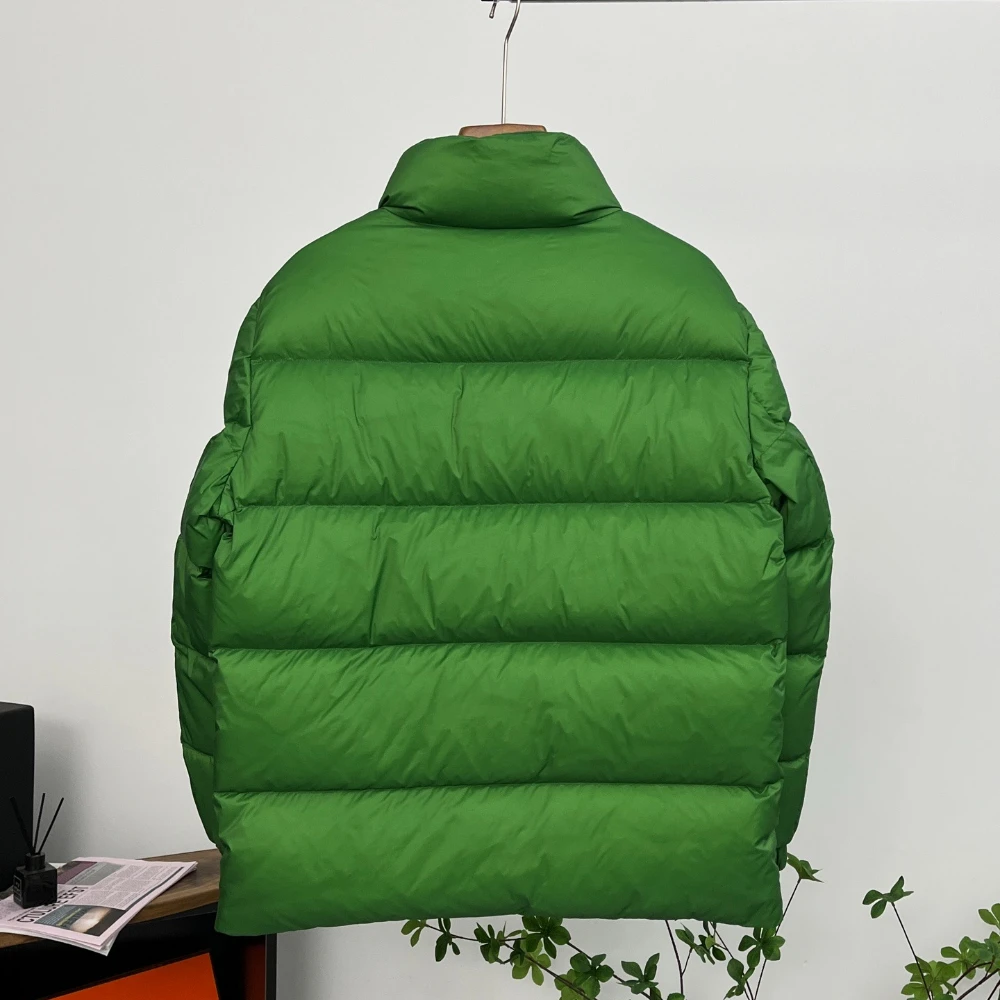 الفاخرة أسفل سترة المرأة العلامة التجارية الأوروبية الأمريكية موضة ملابس خارجية الإناث مصمم أسفل معطف سيدة سترة منفوخة دافئة 2025 جديد #5