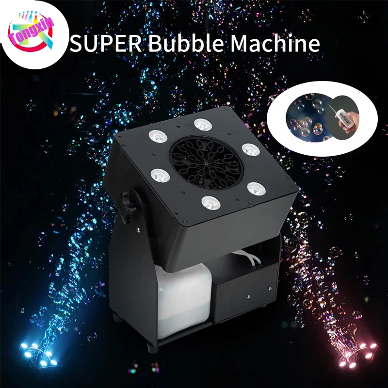 Unique DMX Control Stage Bubble Machine for Disco Dj Pub Wedding Party Stage Bubble Effect Machine Locust Super Bubble Machine