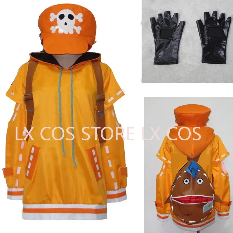 

Новое пальто Guilty May с капюшоном, обувь для косплея, ботинки, куртка, зимняя женская шапка, рюкзак