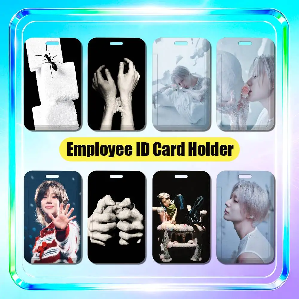 For Taemin Phase 1 Soft Violence SHINee Employee ID Card Holder Office Student Work Bank Credit Badge Decoration Case