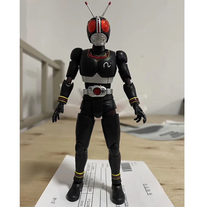 New Original Bandai Spirits Figure-Rise Standard Pvc Frs Masked Rider Black Kamen Rider Mask Black Action Figure Toys Xmas Gift