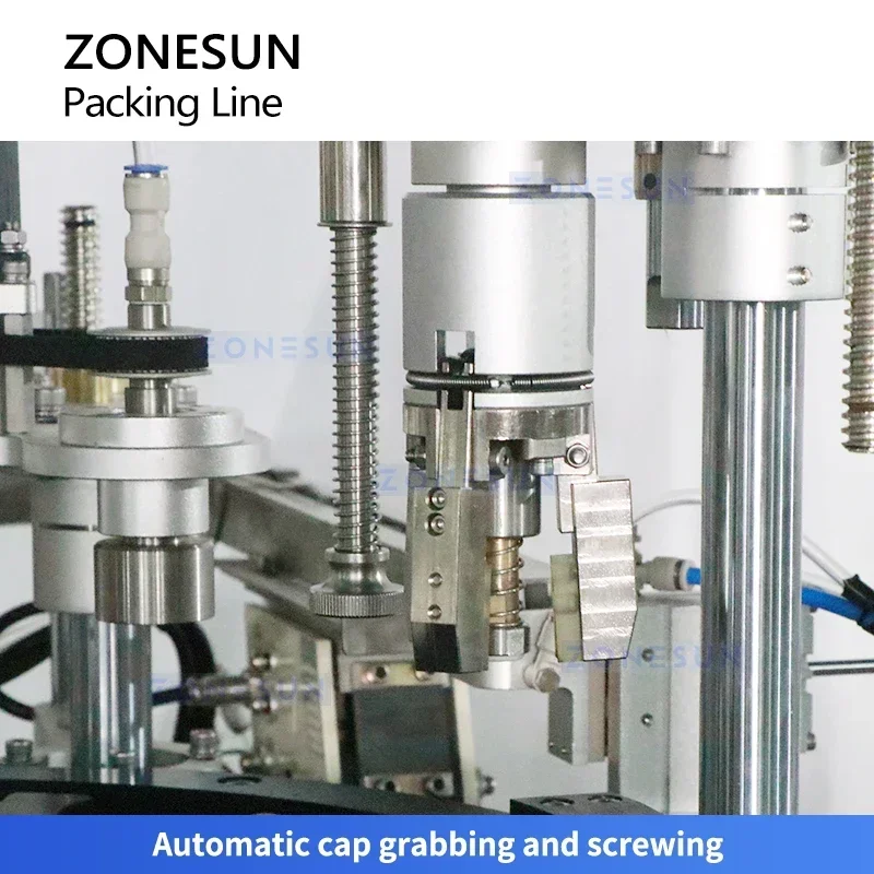 Zonesun 自動シロップ充填キャッピングおよびラベリングマシン瓶詰めラインボトルアンスクランブラーアキュムレータ ZS-FAL180F4