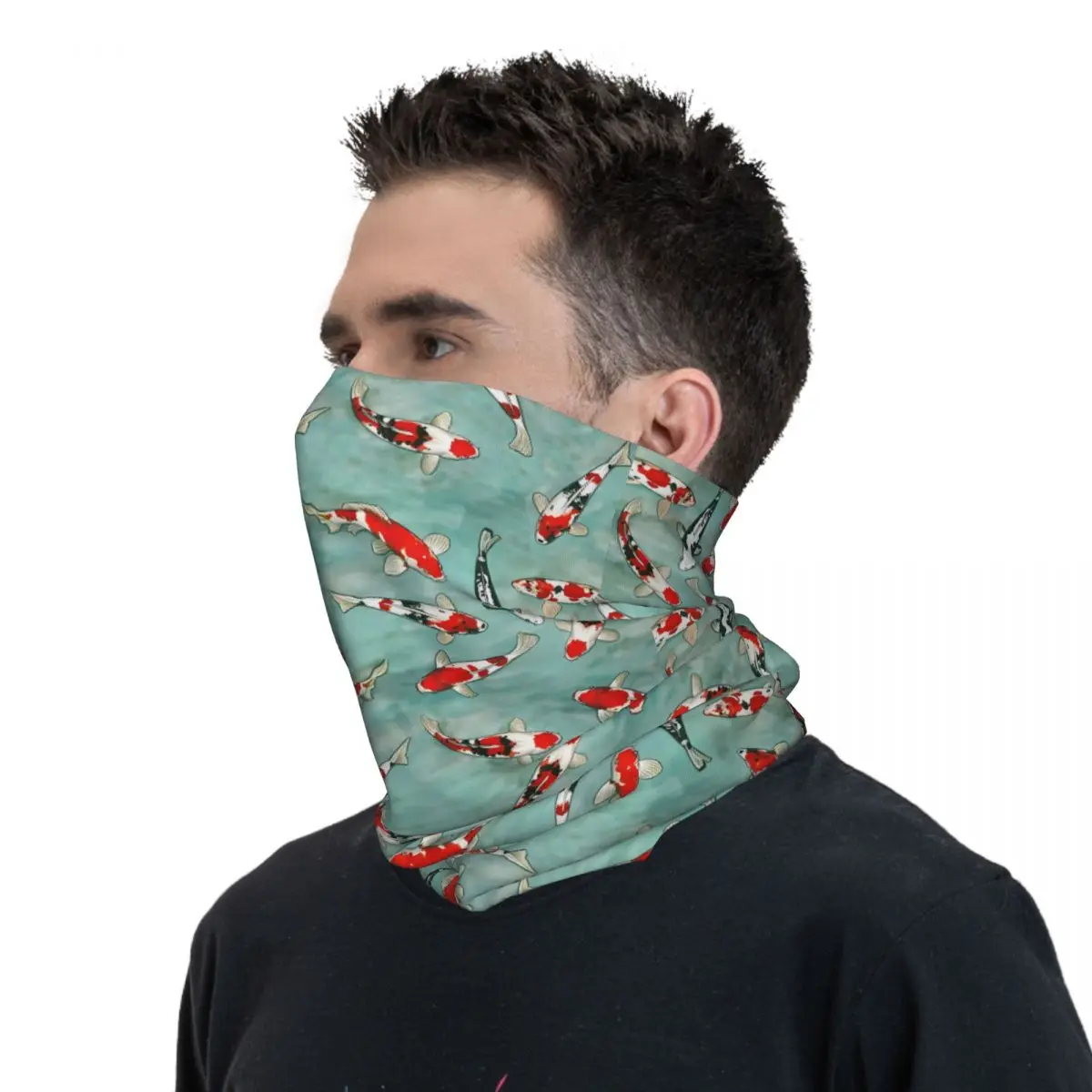 Le Ballet Des CarhearKoi-Foulard de la présidence, masque en polyester pour le cou et le visage