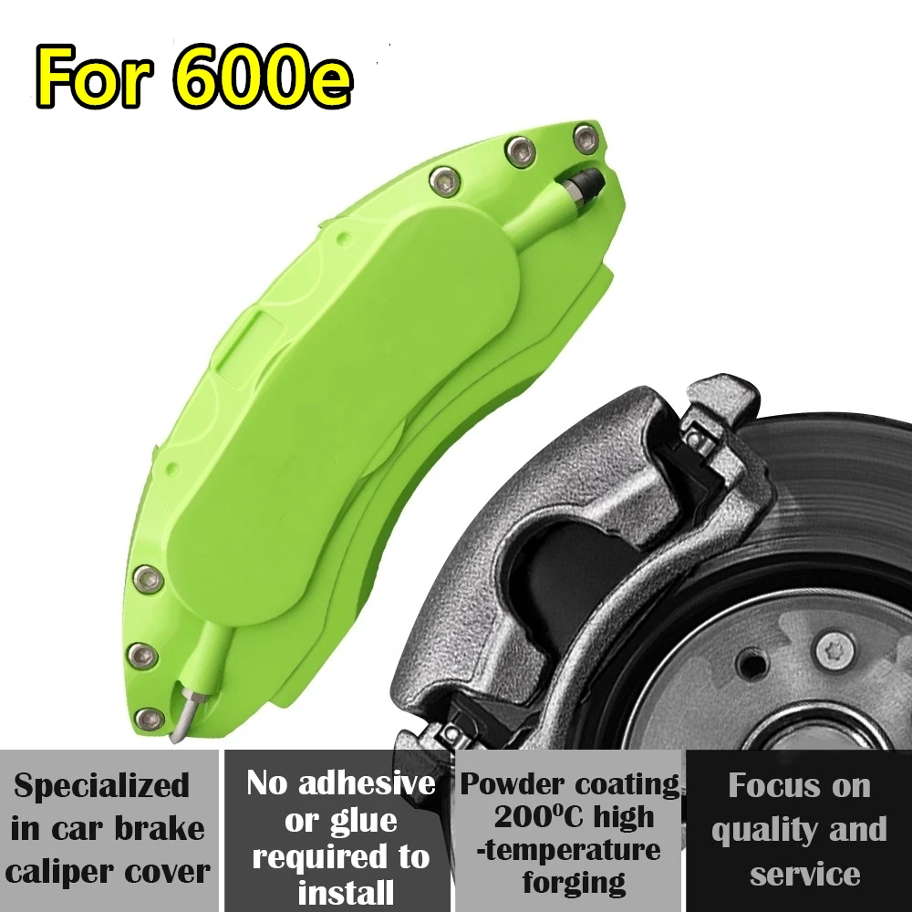 For Abarth 600e Car Brake Caliper Cover Aluminum Alloy Metal Front Rear Wheel Exterior Kit Fit Scorpionissima Turismo 2025