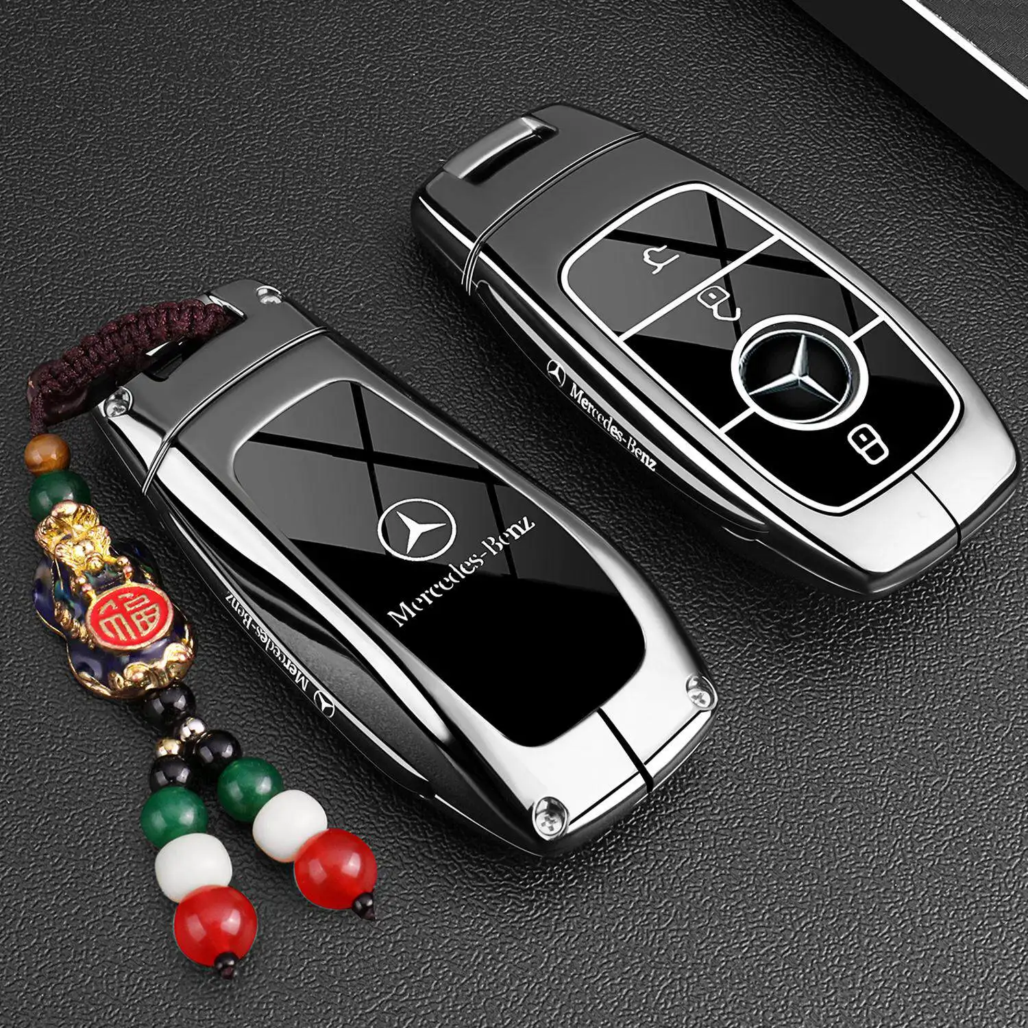 Mercedes Benz E300L keycase 25 new GLC car A200L shell GLE350 buckle C260L high-end GLB220 men's M