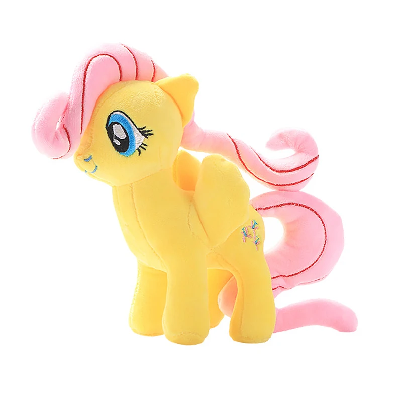 6pcs My Little Pony Twilight Sparkle Pinkie Pie Rainbow Dash Pony Toy Stuffed Plush Doll Friendship Is Magic Gift For Girl