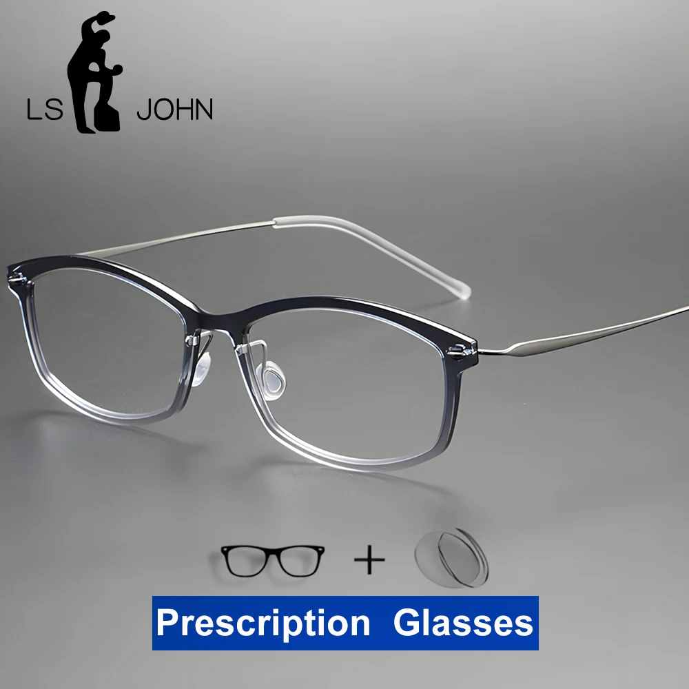 

Ultralight Titanium Myopia Reading Glasses Women Oval Optical Prescription Eyewear Men European Screwless Nylon Eyeglasses Frame