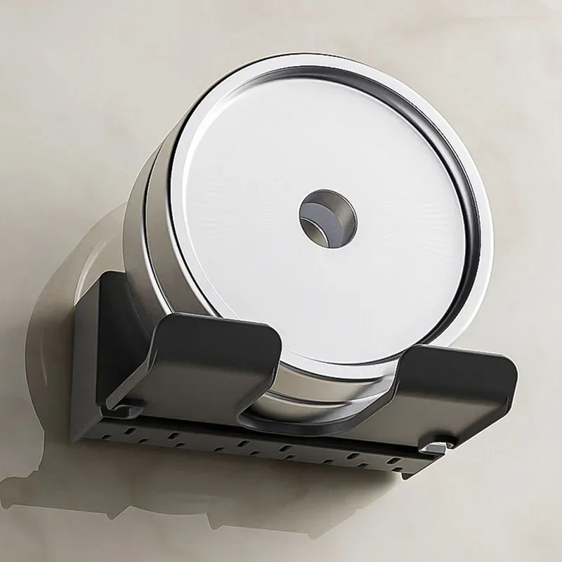 Bohrfreier Wandhalter für Haartrockner Multifunktionaler Badezimmer-Organizer für Kamm Rasierer Kosmetik Badezimmer-Zubehör – Detail 3