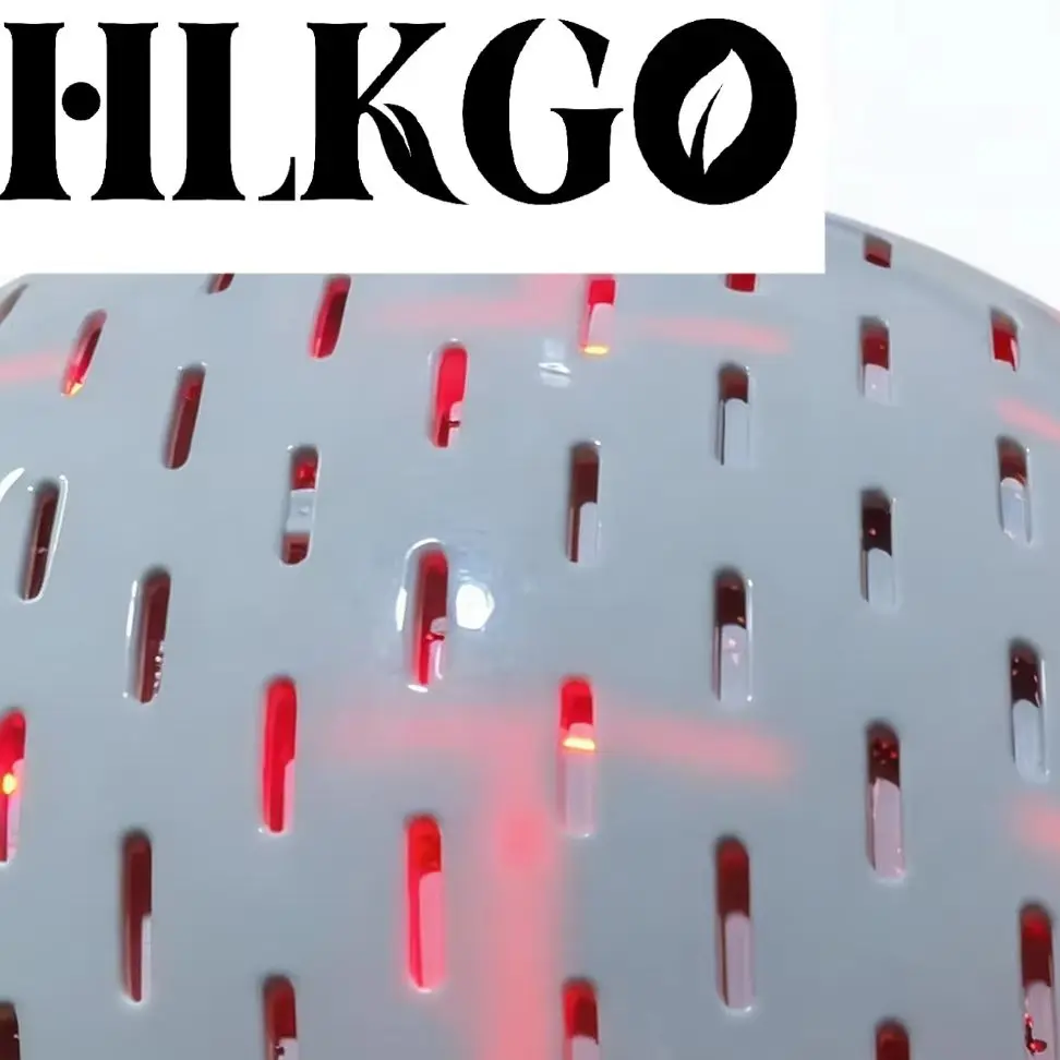 

Лазерная шапочка LLLT для утолщения волос, устройство для красносветовой терапии HLKGO с 300 диодами для улучшения кровообращения кожи головы и пробуждения волосяных фолликулов