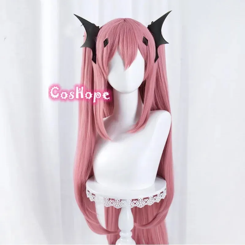 

2025 Krul Tepes Women Long 90cm Pink Wig Anime Cosplay Heat Resistant Synthetic Wigs