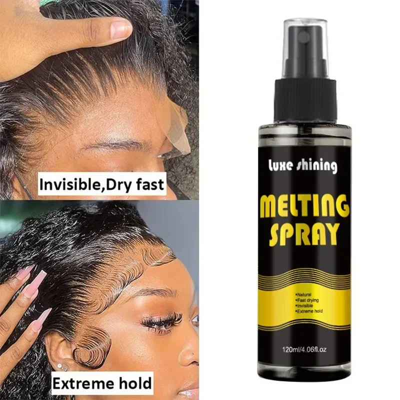 Wig glue spray quick drying wig lace melting spr