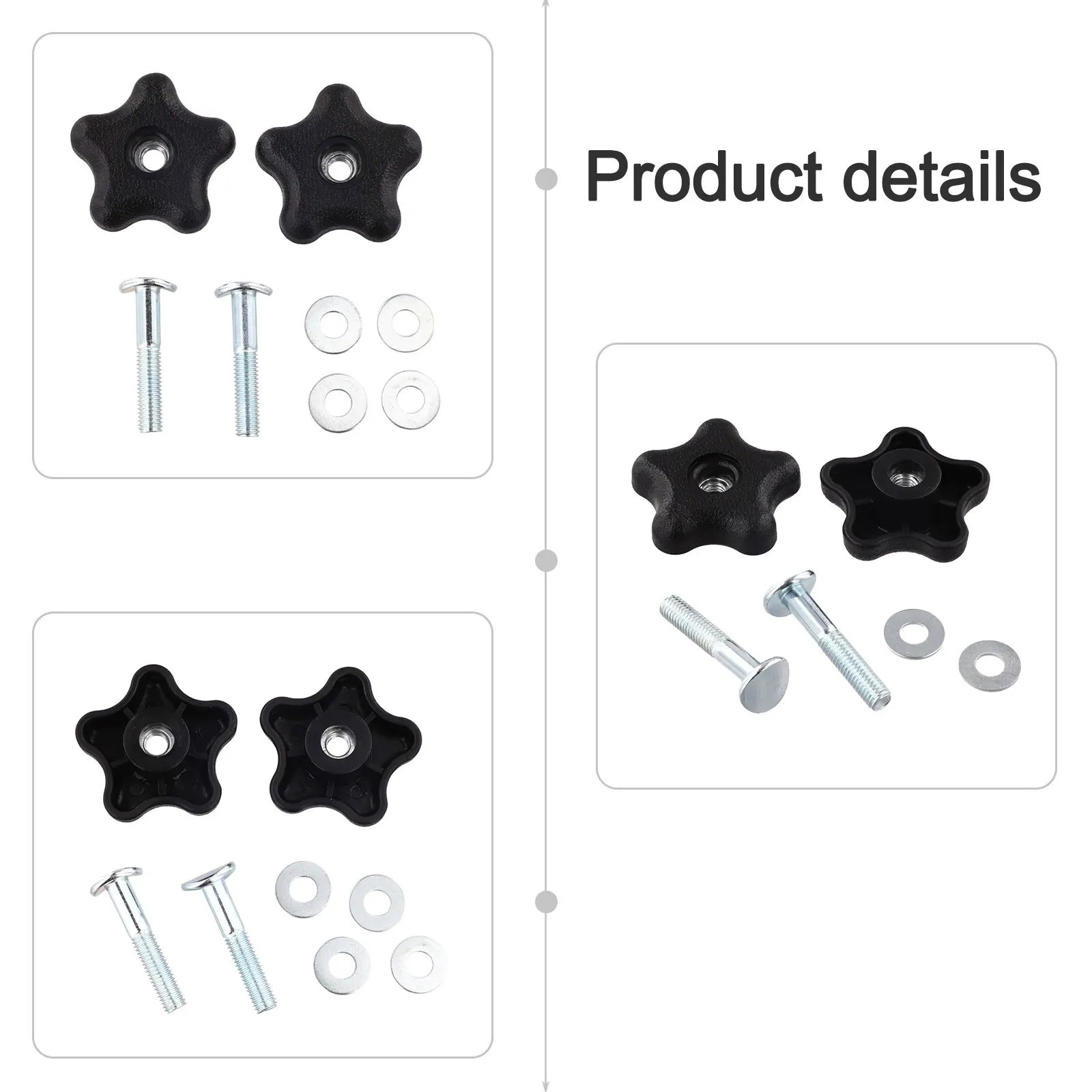 Easy Installation Replacement Kit Handle Knob Improves Maneuverability Made From Robust Materials Garden Maintenance