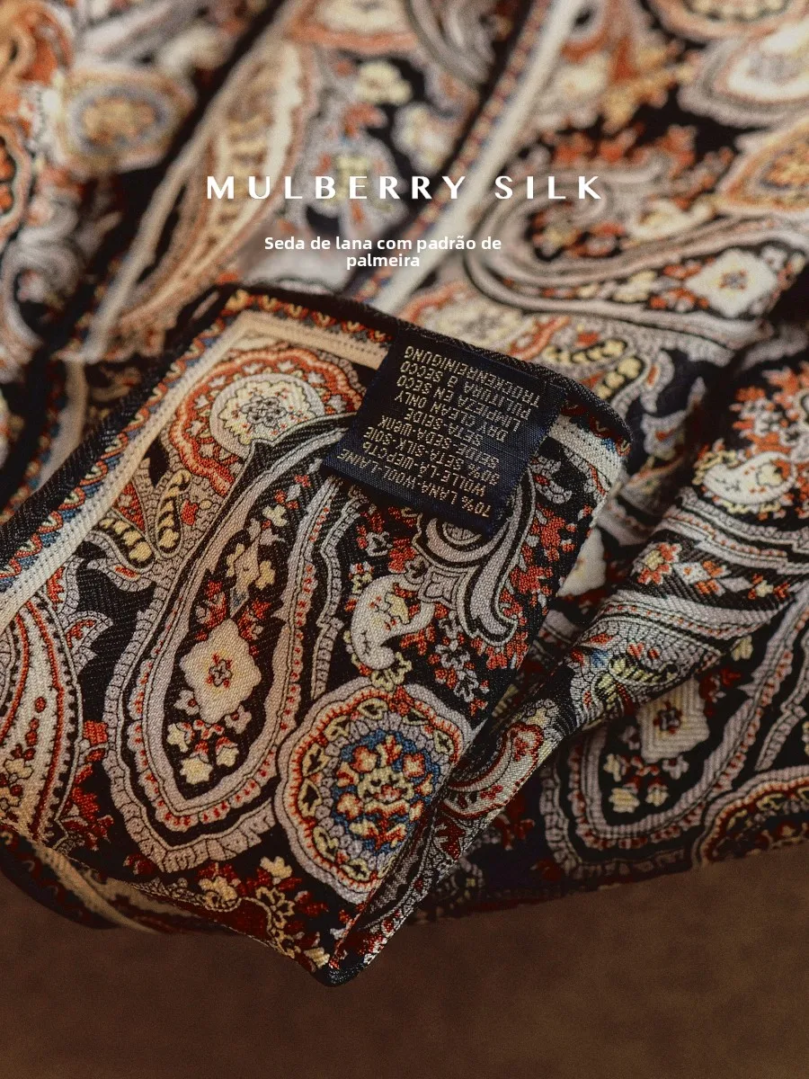 paisley-caew-nut-vintage-sle-silk-wool-scarf-women's-autumn-winter-high-end-feeling-ne-scarf-square-scarf-65cm