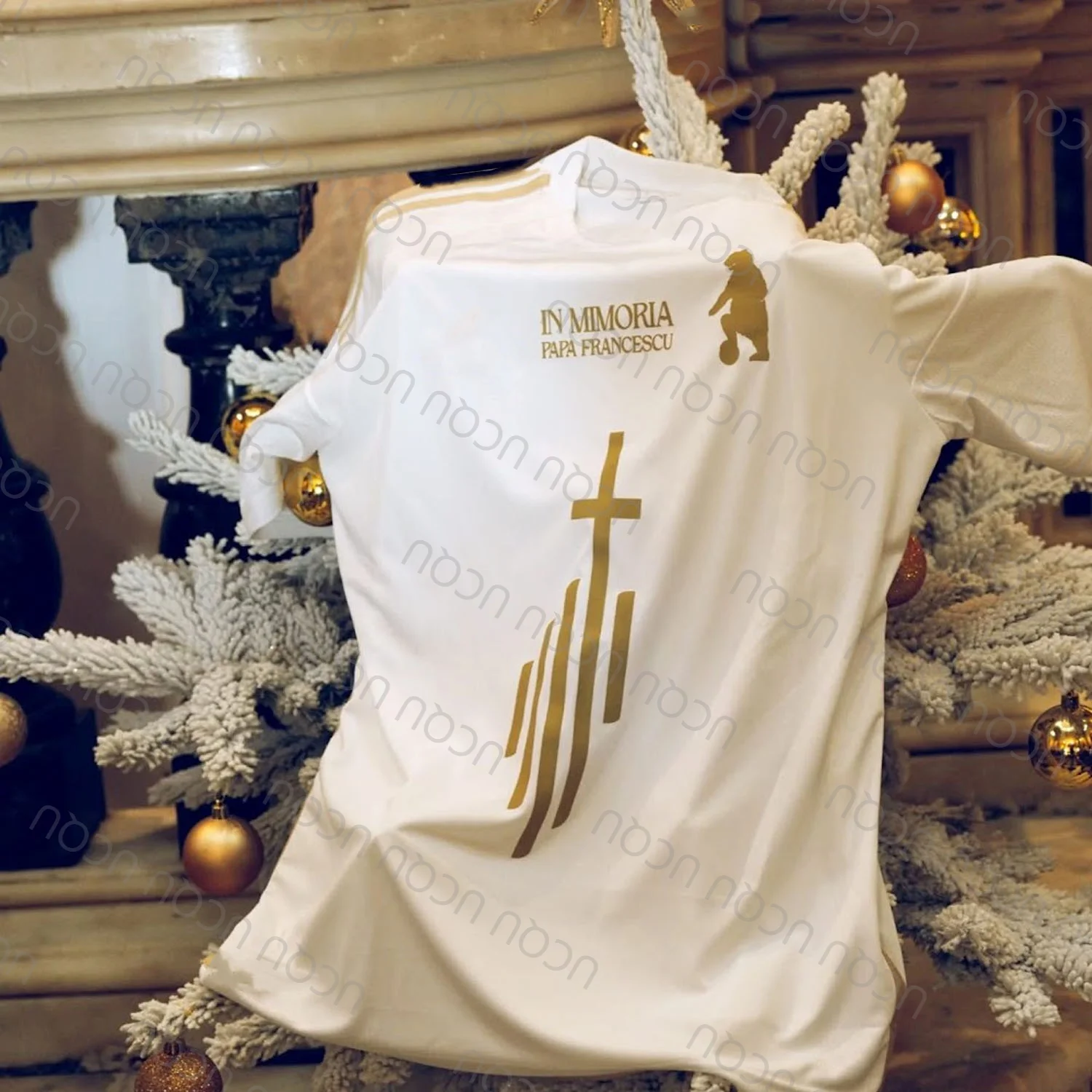 2026 Ajaccio Pope Francis Special Kit Jersey Fußballtrikot Herren Maillot De Foot Corsica Top