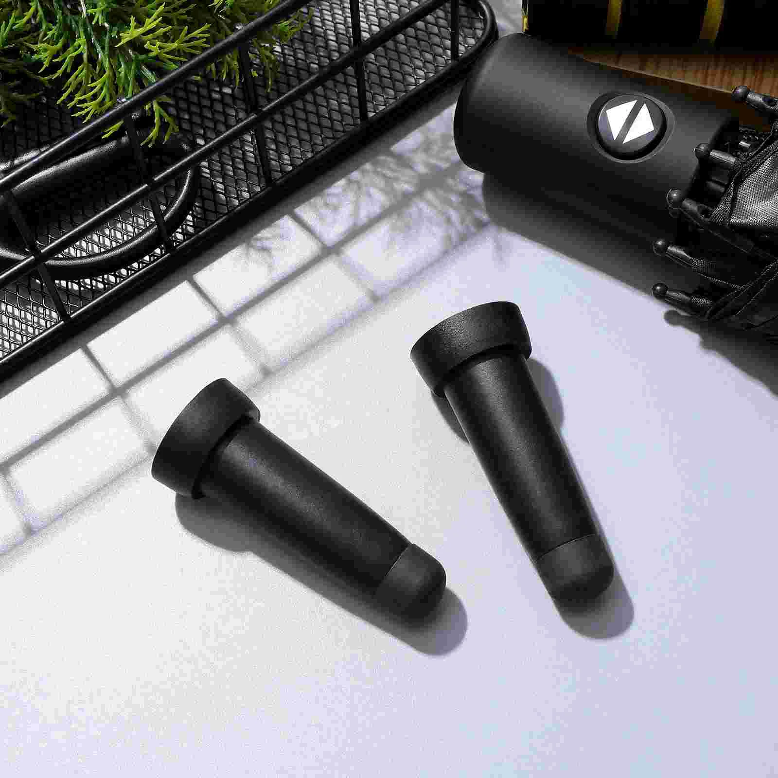 2 Pcs Crutch Cane Umbrella Accessories Child Trekking Poles Replacement Caps Rubber Tips