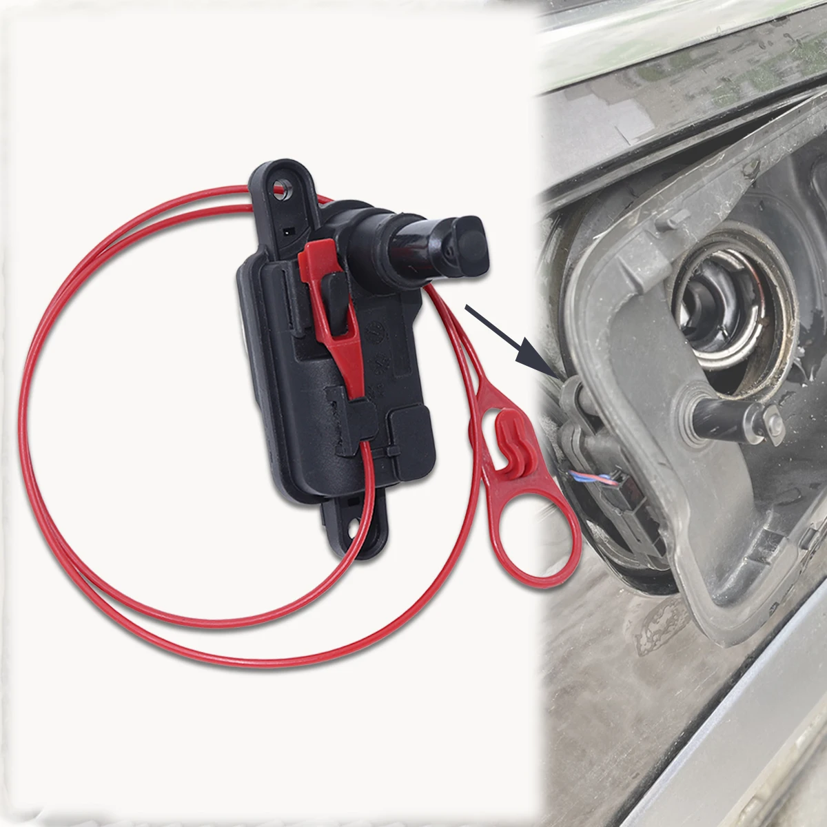 For Audi VW Seat Skoda Car Gas Cap Door Lock Actuator Enhanced Security Waterproof Sealed Motor Replace 8V0862153A 8V0862159A