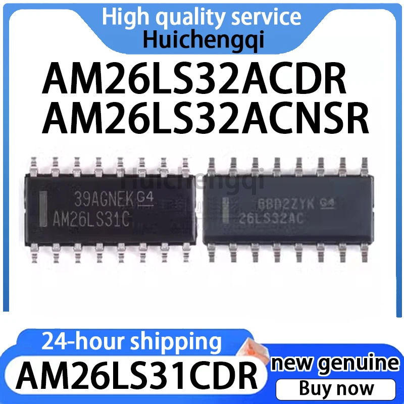 5PCS AM26LS32ACDR 26LS32AC AM26LS31CDR AM26LS31C AM26LS32ACNSR 26LS32A New Original SOP16 Driver Chip IC in Stock