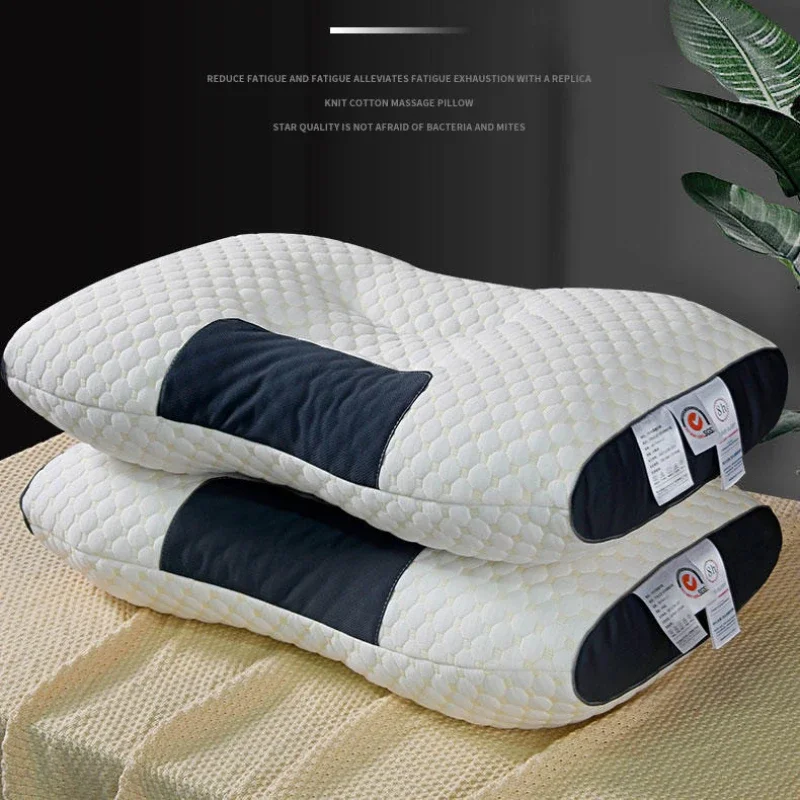 

Newest Breathable Knitted Pillow-Neck Protection Moisture Absorption, Sleep Pillow Core- Bedding Living Room Bedroom Decoration