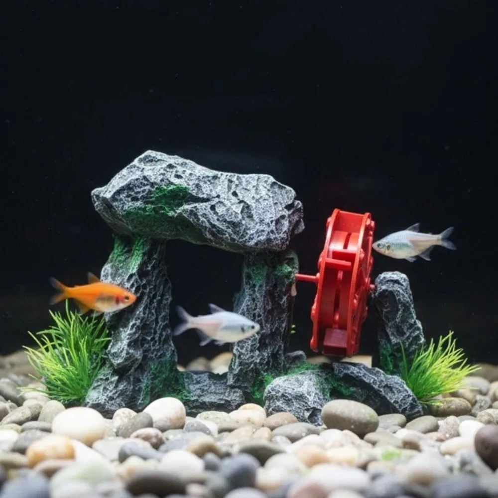 

Creative Simulation Fish Tank Ornament Natural Look Resin Aquariums Statue Retro Artificial Aquarium Decoration Aquarium Setup