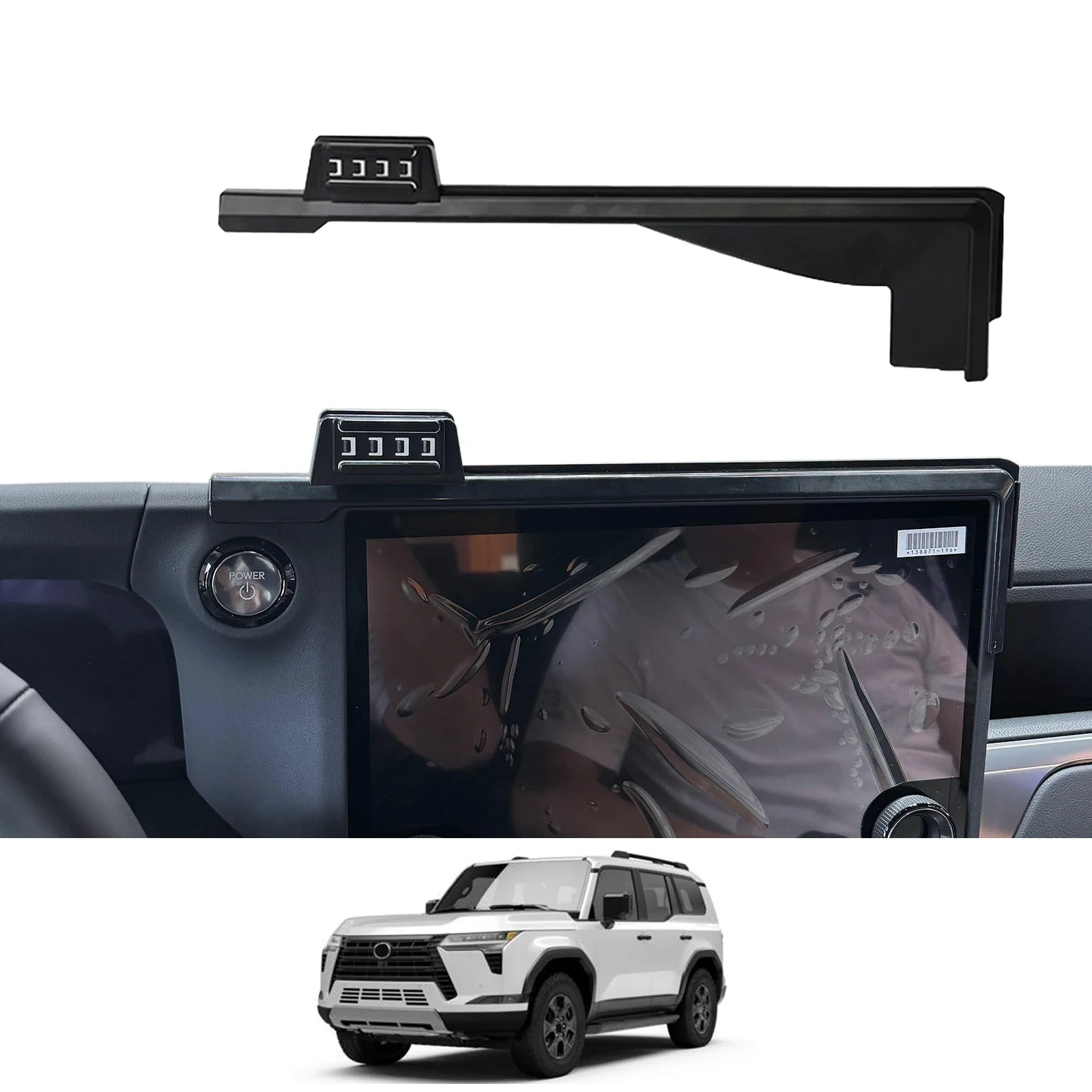 Car Mobile Phone Holder for Lexus GX 2024 2025 550 550h GX550 GPS Bracket Navigation Stand Auto Accessories