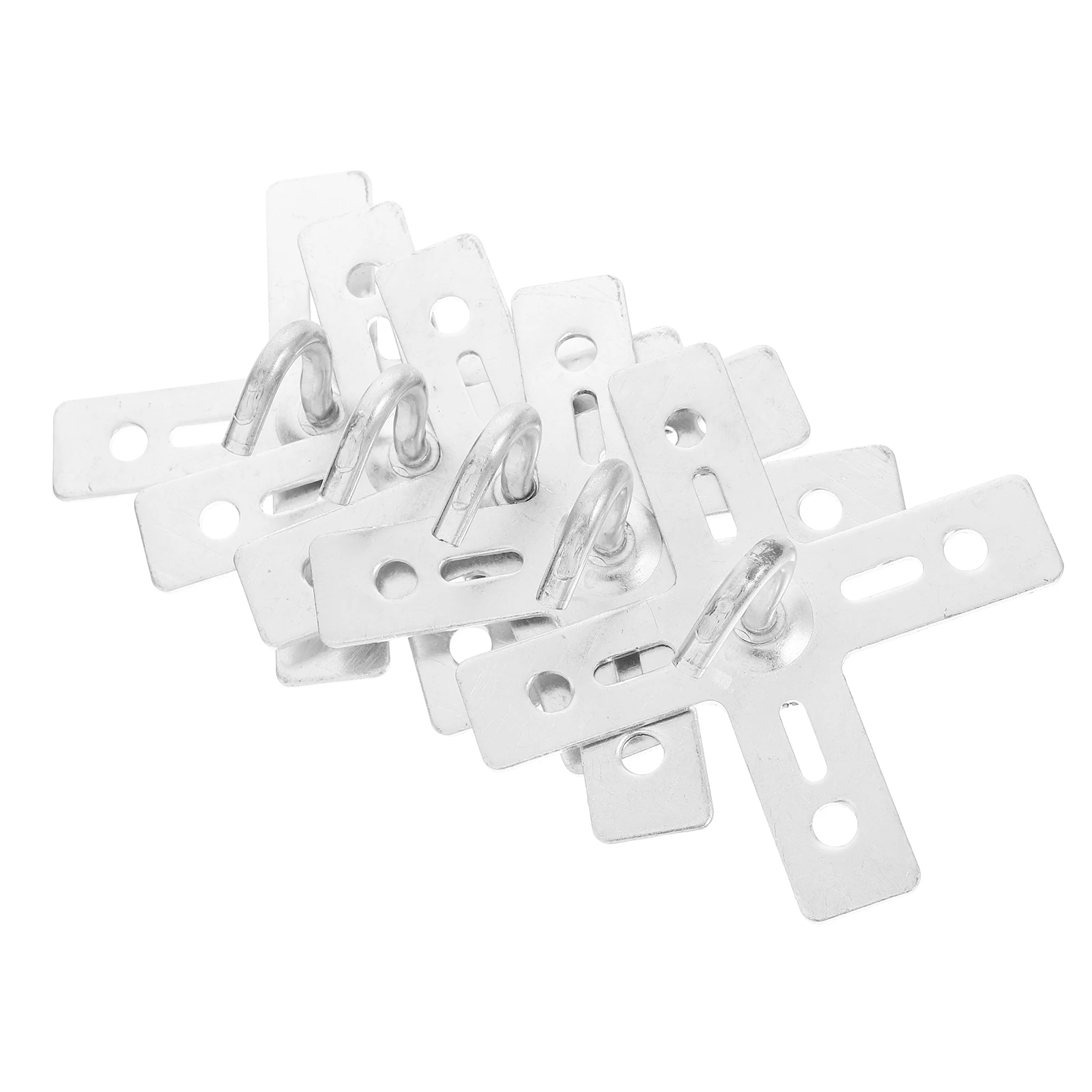 

5pcs Hanging Plate Hook Bracket Ceiling Mounting Hardware Accessories For Pendant Light Sturdy Iron Design Easy Installation