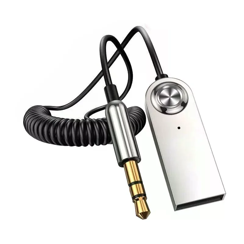 Aux Bluetooth Adapter Dongle Cable For Car 3.5mm Jack Aux Bluetooth 5.0 4.2 4.0 Receiver Speaker Audio Music Receiver