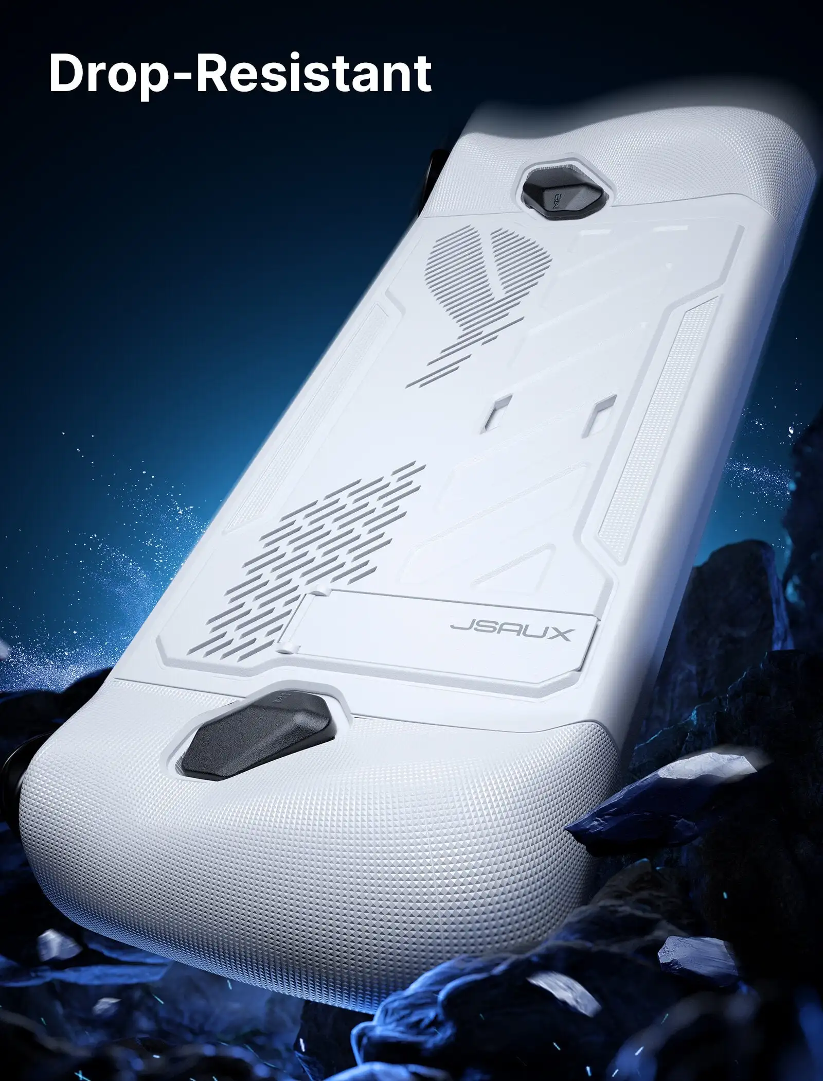 Ultra Slim TPU Protective Case with Front Cover for ROG Ally, Shock-Absorption, Non-Slip and Anti-Scratch Design Cover Protector